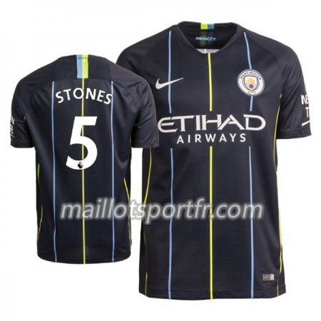 Maillot de Foot Manchester City Stones 5 Extérieur 2018/19 Maillot de Foot Manchester City Stones 5 Extérieur 2018/19